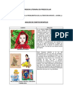 Expresion Literaria en Preescolar