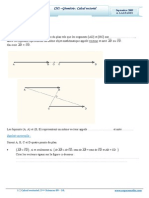 Cours Math - Chap 1 Géométrie Calculs Dans IR - 2ème Sciences (2009-2010) MR Abdelbasset Laataoui