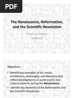 The Renaissance Reformation and The Scientific Revolution