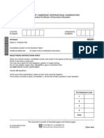 University of Cambridge International Examinations International General Certificate of Secondary Education