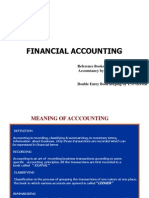 Financial Accounting: Reference Books: Accountancy by D. K. Goel Rajesh Goel OR Double Entry Book Keeping by T. S. Grewal