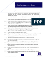 5 Dysfunctions Assessment