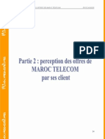 Etude de Perception Des Offres de Maroc Telecom Par Ses Clients - Partie 2