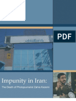 Impunity in Iran: The Death of Photojournalist Zahra Kazemi