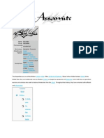Name: Assamite Plural: Assamites Pronounciatio N: Nicknames: Assassins, Saracens Antediluvian: Faction