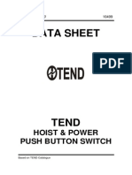 TEND Hoist-Power Push Button Switch