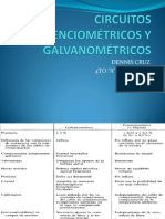 Circuitos Potenciometricos Galvanometricos