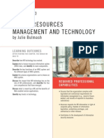 Human Resources Management and Technology