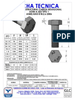 Ficha Tecnica Perno Estructural Astm A-325 Tipo 1