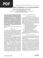 Response of Raft Foundation On Varying Stratum: Kumar Venkatesh, N.K. Samadhiya, and A.D. Pandey