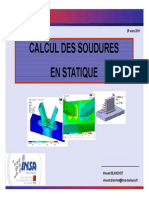 Calcul Soudures Statique