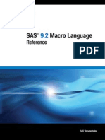 SAS Macro Language Reference