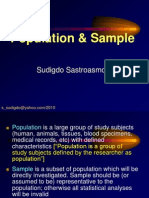 Metlit-02 Populasi, Sampel & Variabel - Prof. Dr. Sudigdo S, SpA (K)