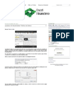 Análisis de Sensibilidad - Tablas de Datos - Excel Financiero