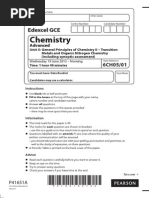 Chemistry A Level Edexcel June 2013