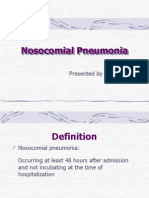 Nosocomial Pneumonia