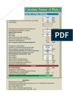 Calculate No of Plate-Pipe Earthing & Size of Earthing Strip (10.6.13)