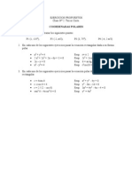 EJERCICIOS PROPUESTOS N9 Coordenadas Polares