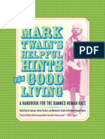 Mark Twain's Helpful Hints For Good Living:A Handbook For The Damned Human Race by Mark Twain