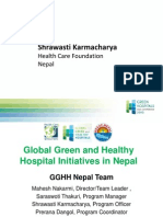 Green Hospitals - Shrawasti Karmacharya - Nepal PDF