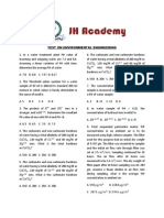 Test On Environmental Engineering