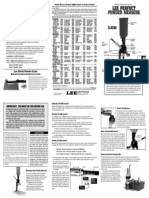 Lee Powder Measure PDF