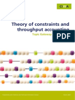 Theory of Constraints and Throughput Accounting PDF