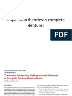 Impression Theories in Complete Dentures