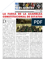 La Farsa de La Asamblea Constitucional de Estatus