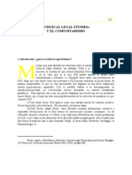 Critical Legal Studies y El Comunitarismo - Pérez Lledó PDF