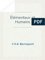 C.H.A. Bjerregaard - Élémentaux Et Humains