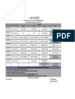 PGDM / RM / E-Biz / BD (2013-15) TRIMESTER - I End Trimester Examination Time Table