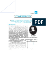 NCERT Straight Lines PDF