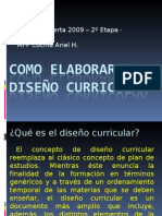 Como Elaborar El Diseño Curricular