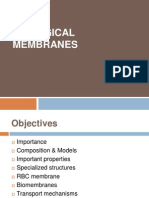 Biochemistry Lecture 15 Biological Membranes - 1