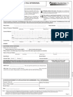 Policy Surrender Form PDF