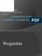 Administración General y de Perdidas