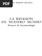 Velasco, Juan Martin - La Religion en Nuestro Mundo