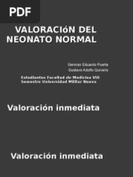 Valoración Del Neonato Normal