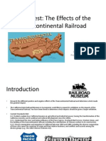 Webquest:The Effects of The Transcontinental Railroad