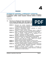 Estándares y Expectativas de Matemáticas 4to Grado