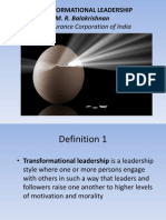 Life Insurance Corporation of India: Transformational Leadership