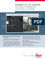 Convenient Plug-In Software For Using Laser Scans in Autocad