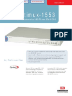 Optimux-1553: Fiber Multiplexers For 3 E3/T3 Over STM-1/OC-3