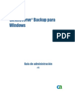 CA ARCserve Backup For Windows Guía de Administración