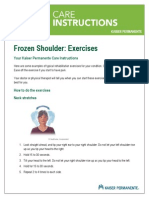 Frozen Shoulder Exercises - tcm28-180808 PDF