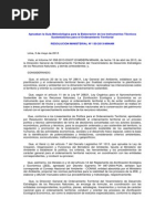 Aprueban La Guía Metodológica para La Elaboración de Los Instrumentos Técnicos Sustentatorios para El Ordenamiento Territorial