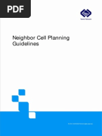 3-Neighbor Cell Planning Neighbor Cell Planning Guidelines-revisedGuidelines-revised PDF