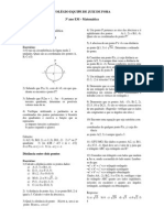 Geometria Analítica Organizada Exercícios - 3