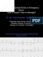 ECG in Emergency Room, How